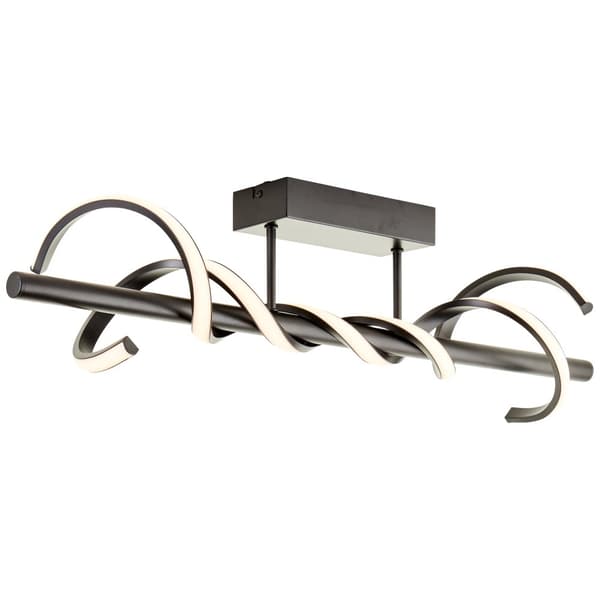 Brilliant Amalie LED loftslampe 80cm sort, metal/plast, 1x LED integreret, 16 W, (lysstrøm: 2100lm, lysfarve: 3000K)