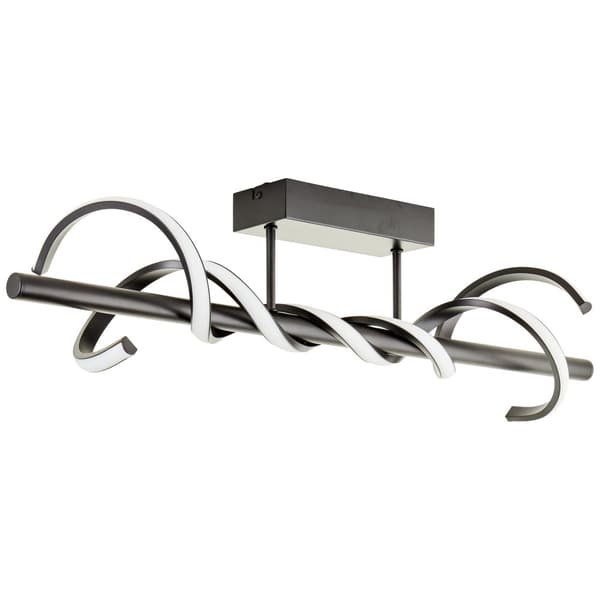 Brilliant Amalie LED loftslampe 80cm sort, metal/plast, 1x LED integreret, 16 W, (lysstrøm: 2100lm, lysfarve: 3000K)
