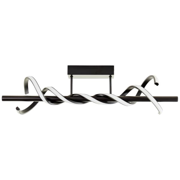 Brilliant Amalie LED loftslampe 80cm sort, metal/plast, 1x LED integreret, 16 W, (lysstrøm: 2100lm, lysfarve: 3000K)
