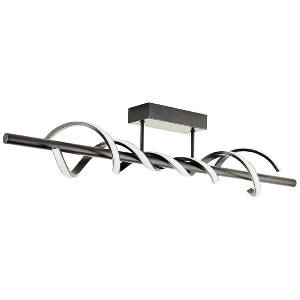Brilliant Amalie LED kattovalaisin 95cm musta, metalli/muovi, 1x integroitu LED, 20 W, (valovirta: 2600lm, valon väri: 3000K)