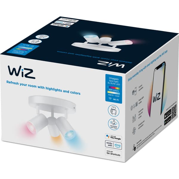 WiZ Imageo Spot 3x5W Hvit