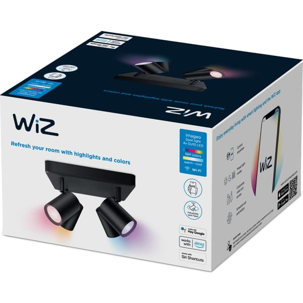 WiZ Imageo Spot 4x5W Svart