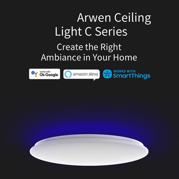Taklampor Smart LED 550C Färgglad justerbar ljusstyrka Arbeta med Google Home Alexa