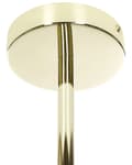 Miniatyrbild 9 av 9: Taklampa Guld Stål och Glas 10 Ljus Modern Design Glamorös