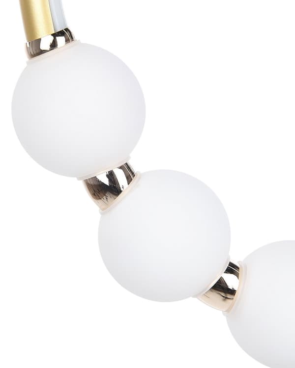 Pendellampa Guld Aluminium Integrerade LED-lampor Rund Form Hänglampa Modern Glamourbelysning Vardagsrum Sovrum