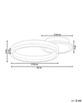 Miniatyrbild 3 av 9: LED Lampa Guld Aluminium Enkel Cirkelring Rund Form Glam Minimalistisk Vardagsrum Sovrum