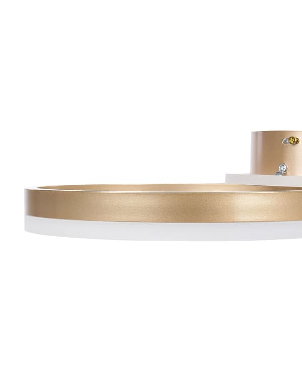 LED Lampa Guld Aluminium Enkel Cirkelring Rund Form Glam Minimalistisk Vardagsrum Sovrum