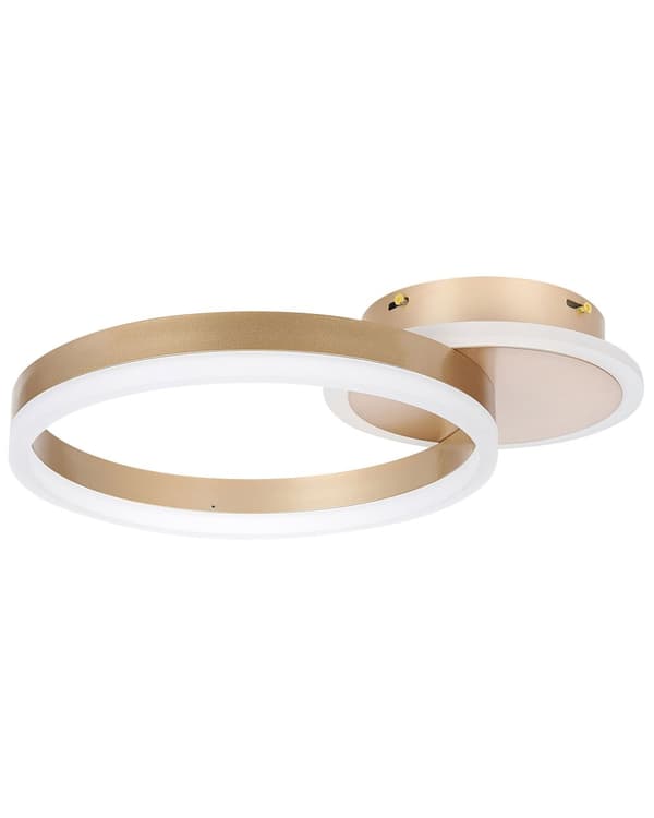 LED Lampa Guld Aluminium Enkel Cirkelring Rund Form Glam Minimalistisk Vardagsrum Sovrum