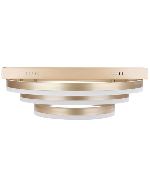Taklampa Guld Aluminium Integrerade LED-lampor Rund Form Dekorativ Modern Glamourbelysning Vardagsrum Sovrum