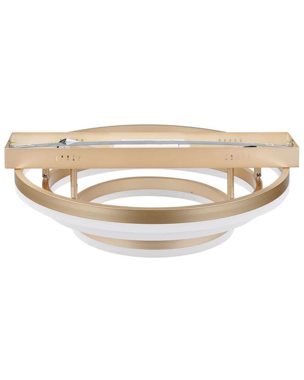 Taklampa Guld Aluminium Integrerade LED-lampor Rund Form Dekorativ Modern Glamourbelysning Vardagsrum Sovrum