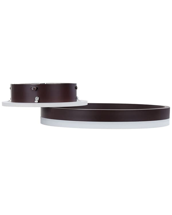 LED Lampa Brun Aluminium Enkel Cirkelring Rund Form Glam Minimalistisk Vardagsrum Sovrum