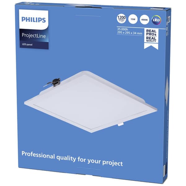 Philips LED ProjectLine 8719514955288 LED-panel 15 W Naturvit Vit