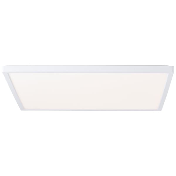 Brilliant Saltery LED utanpåliggande takpanel 42x42cm vit plast fjärrkontroll Internt dimbar via fjärrkontroll 22 W LED integrerad (ljusflöde: 2500lm,