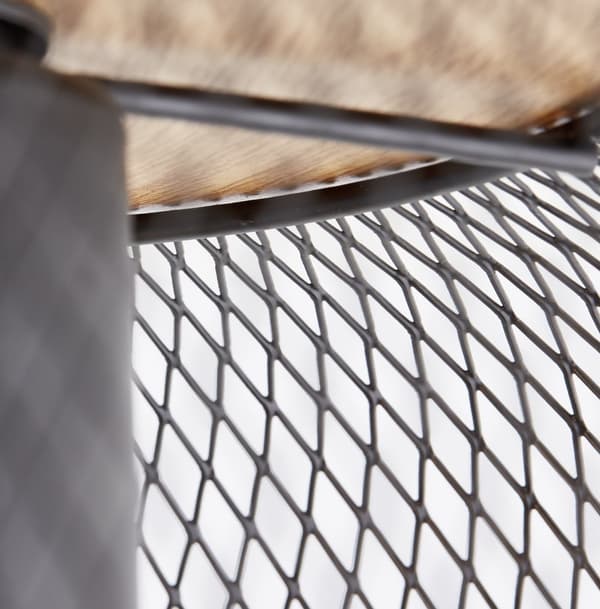 Brilliant Giada loftslampe 25cm sort/træ metal   1x A60, E27, 42 W, egnet til normal lampe (medfølger ikke)