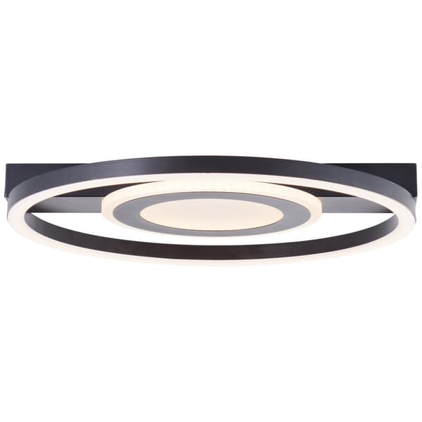 BRE-Light Maureen LED loftslampe 37x37cm sort Metal, plastik   22 W LED integreret (lysstrøm: 2900lm, lysfarve: 3000K)