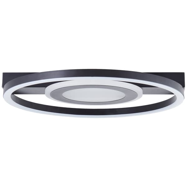 BRE-Light Maureen LED loftslampe 37x37cm sort Metal, plastik   22 W LED integreret (lysstrøm: 2900lm, lysfarve: 3000K)