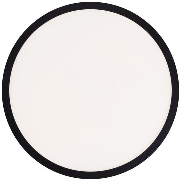BRE-Light Sorell LED utanpåliggande takpanel 42cm svart/vit plast fjärrkontroll Internt dimbar via fjärrkontroll 24 W LED integrerad (ljusflöde: 2900l