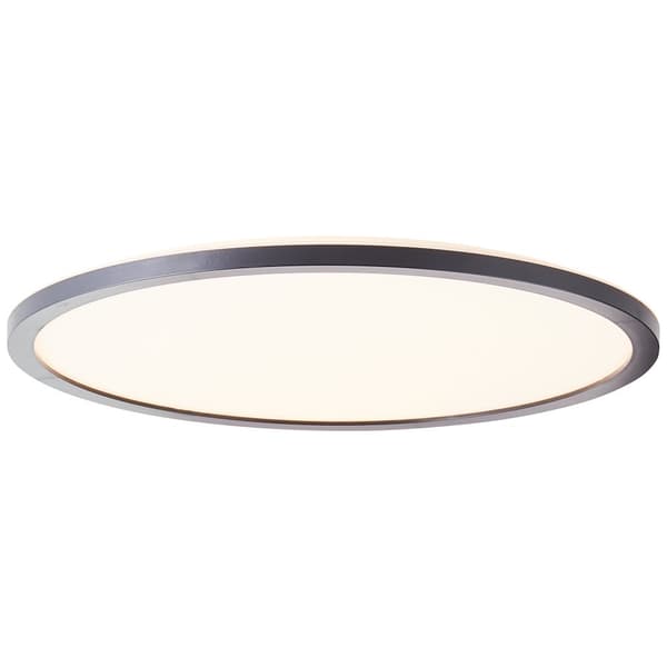 BRE-Light Sorell LED utanpåliggande takpanel 42cm svart/vit plast fjärrkontroll Internt dimbar via fjärrkontroll 24 W LED integrerad (ljusflöde: 2900l