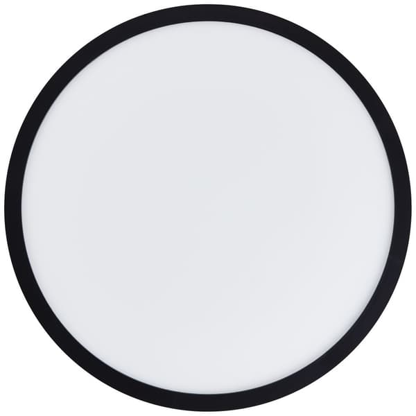 BRE-Light Sorell LED utanpåliggande takpanel 42cm svart/vit plast fjärrkontroll Internt dimbar via fjärrkontroll 24 W LED integrerad (ljusflöde: 2900l
