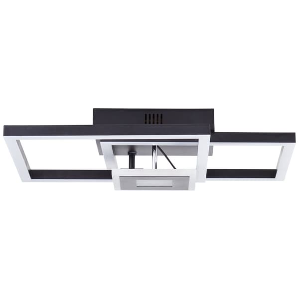 BRE-Light Bray LED loftslampe 40x40cm sort Metal, plastik 22 W LED integreret (lysstrøm: 2900lm, lysfarve: 3000K)