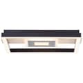 Miniatyrbild 3 av 5: BRE-Light Baldo LED taklampa 30x28cm svart/trä metall/trä/plast   24 W LED integrerad (ljusflöde: 2600lm, ljusfärg: 3000K)