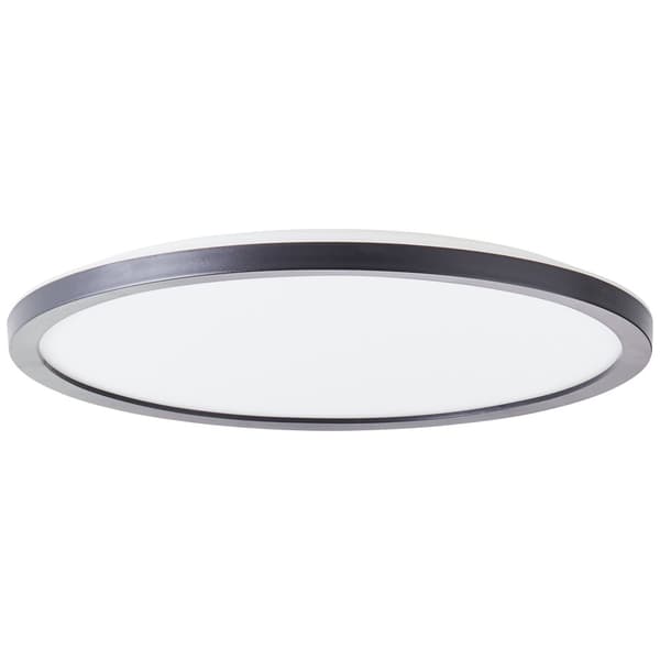 BRE-Light Sorell LED utanpåliggande takpanel 29cm svart/vit plast fjärrkontroll Internt dimbar via fjärrkontroll 18 W LED integrerad (ljusflöde: 2500l
