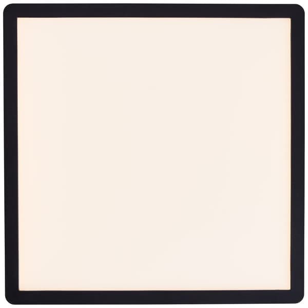 BRE-Light Sorell LED utanpåliggande takpanel 29x29cm svart/vit plast fjärrkontroll Internt dimbar via fjärrkontroll 18 W LED integrerad (ljusflöde: 23