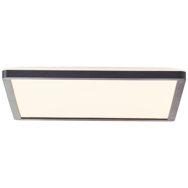 BRE-Light Sorell LED utanpåliggande takpanel 29x29cm svart/vit plast fjärrkontroll Internt dimbar via fjärrkontroll 18 W LED integrerad (ljusflöde: 23