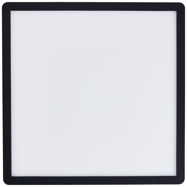 BRE-Light Sorell LED utanpåliggande takpanel 29x29cm svart/vit plast fjärrkontroll Internt dimbar via fjärrkontroll 18 W LED integrerad (ljusflöde: 23