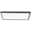 Miniatyrbild 1 av 7: BRE-Light Sorell LED utanpåliggande takpanel 29x29cm svart/vit plast fjärrkontroll Internt dimbar via fjärrkontroll 18 W LED integrerad (ljusflöde: 23
