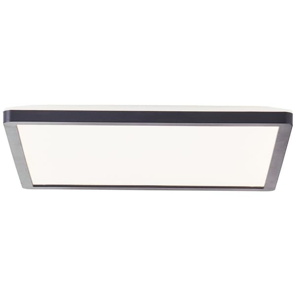 BRE-Light Sorell LED utanpåliggande takpanel 29x29cm svart/vit plast fjärrkontroll Internt dimbar via fjärrkontroll 18 W LED integrerad (ljusflöde: 23