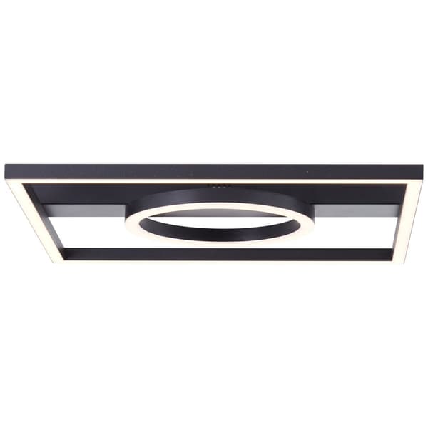 BRE-Light Maureen LED loftslampe 40x40cm sort Metal, plastik   24 W LED integreret (lysstrøm: 2700lm, lysfarve: 3000K)