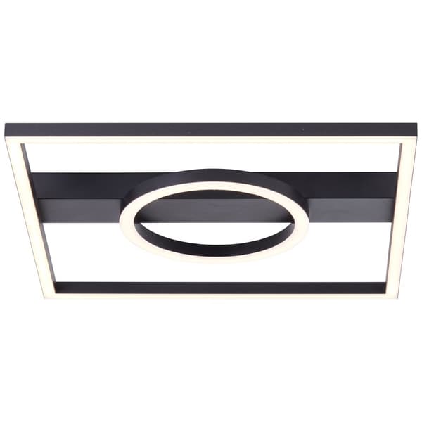BRE-Light Maureen LED loftslampe 40x40cm sort Metal, plastik   24 W LED integreret (lysstrøm: 2700lm, lysfarve: 3000K)