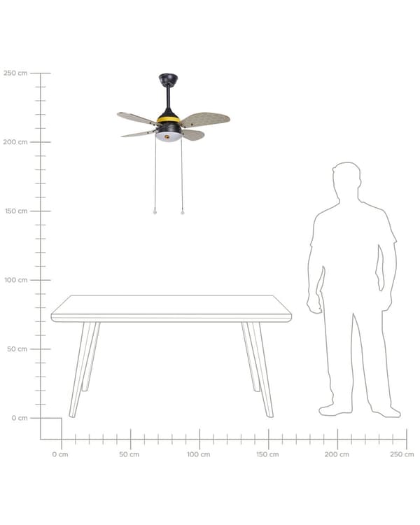 Takfläkt med Lampa Biformad Taklampa för barn med dragkedja 4 blad Hastighetsreglering Modern Design Barnrum Sovrum