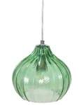 Miniatyrbild 5 av 10: Taklampa Grön glasskärm Retrobelysning Hängande lampa