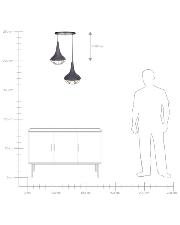 Pendellampa Svart Naturlig träskärm Taklampa Boho Style Hemtillbehör Handgjord