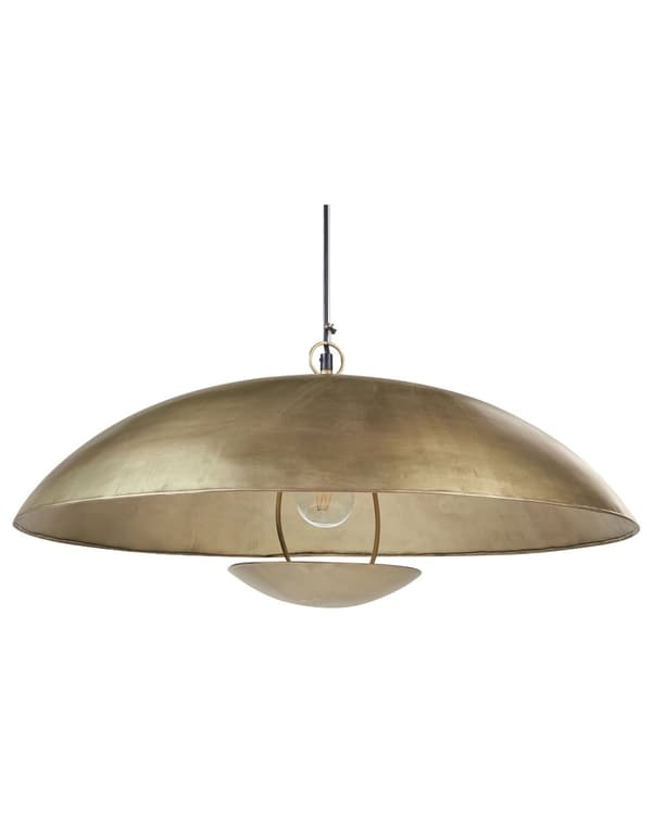 Taklampa Mässing Färg Järn Kupolskärm Taklampa Modern Stil Heminredning Tillbehör Handgjord