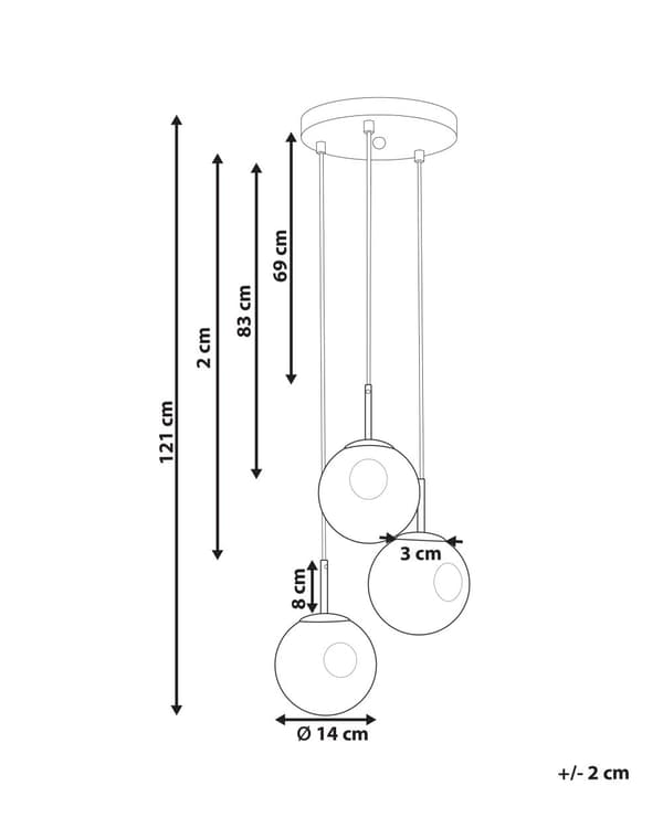 Taklampa Transparenta Glasskärmar Mässing Järn 3 Lampor Modern Design Heminredning Tillbehör Vardagsrum