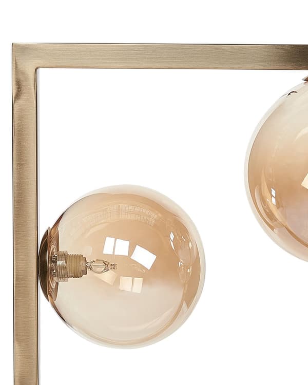 5-ljus pendellampa Mässing Metall Rektangulär ram Glam Industriell stil Vardagsrum Matsal