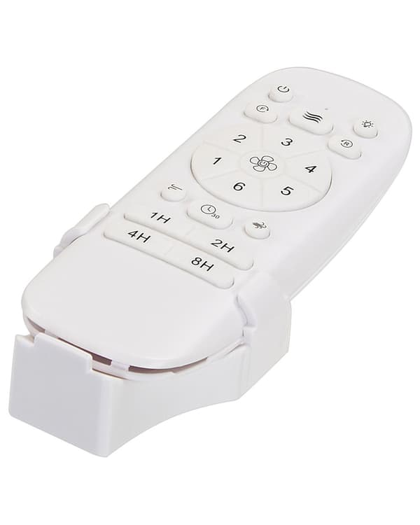 Takfläkt med ljus Ventilator Silver med Ljust trä Syntetiskt material Fjärrkontroll 6 hastigheter 3 ljusnivåer Traditionellt vardagsrum Sovrum