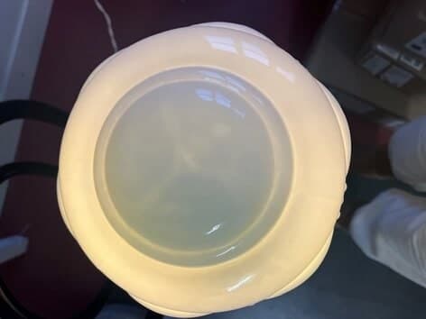 Taklampa Daga Opal/Mässing
