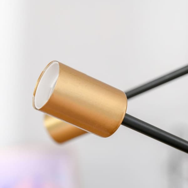 Rootz Lysekrone Hængelampe - Sort, Guld - Metal - cm x cm x 47,24 cm