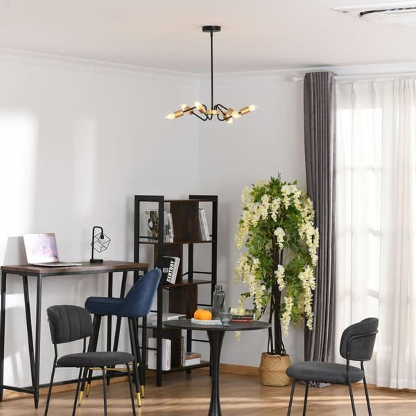 Rootz Lysekrone Hængelampe - Sort, Guld - Metal - cm x cm x 47,24 cm