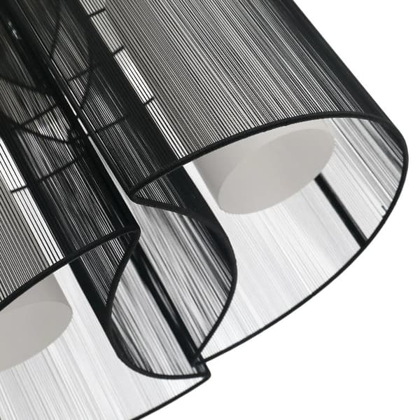 Rootz Kattovalaisin - Tunnelmavalaistus - E27 - 2-liekki - 40W - Musta - Hopea - 47,5 x 47,5 x 33 cm