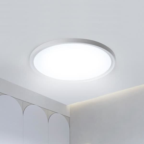 LED taklampa - LZQ - Flat Rund - 48W - Vattentät IP44 - Kallvit