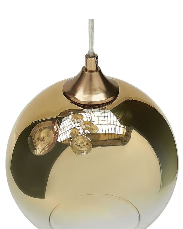 Pendellampa Halvgenomskinlig Mässing Koppar Silver Glasskärmar Järn 6 lampa Modern Design Heminredning Tillbehör Vardagsrum