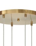 Miniatyrbild 8 av 9: Pendellampa Halvgenomskinlig Mässing Koppar Silver Glasskärmar Järn 6 lampa Modern Design Heminredning Tillbehör Vardagsrum