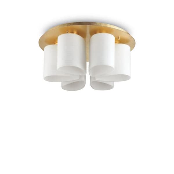 Plafonnier DAISY PL6 - Ideal Lux - Vit - Ø 60 x H 25,5 cm - E27 max 6 x 60W