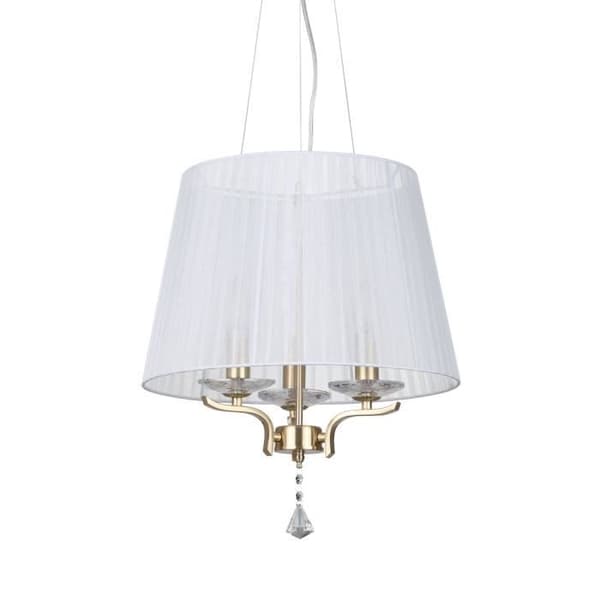 Ideal Lux Lighting 3 Light Pendel Light satin mässing IDL197715