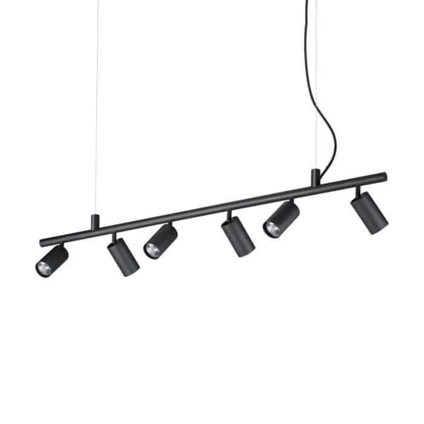 DYNAMITE SP6 svart, Taklampa, Ideal Lux